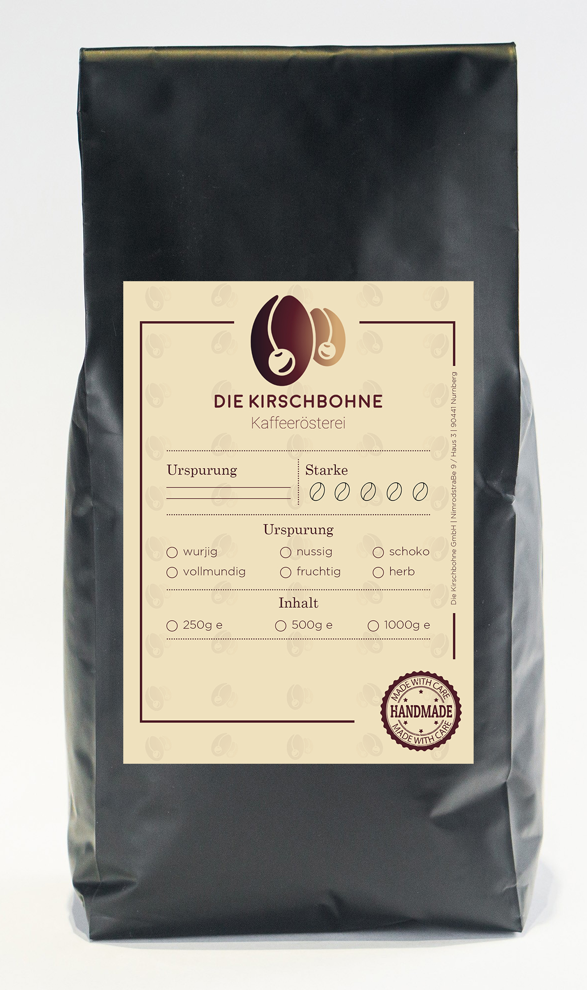 Diseño de Etiqueta por SAI DESIGNS para Die Kirschbohne Kaffeerösterei | Diseño #25392565