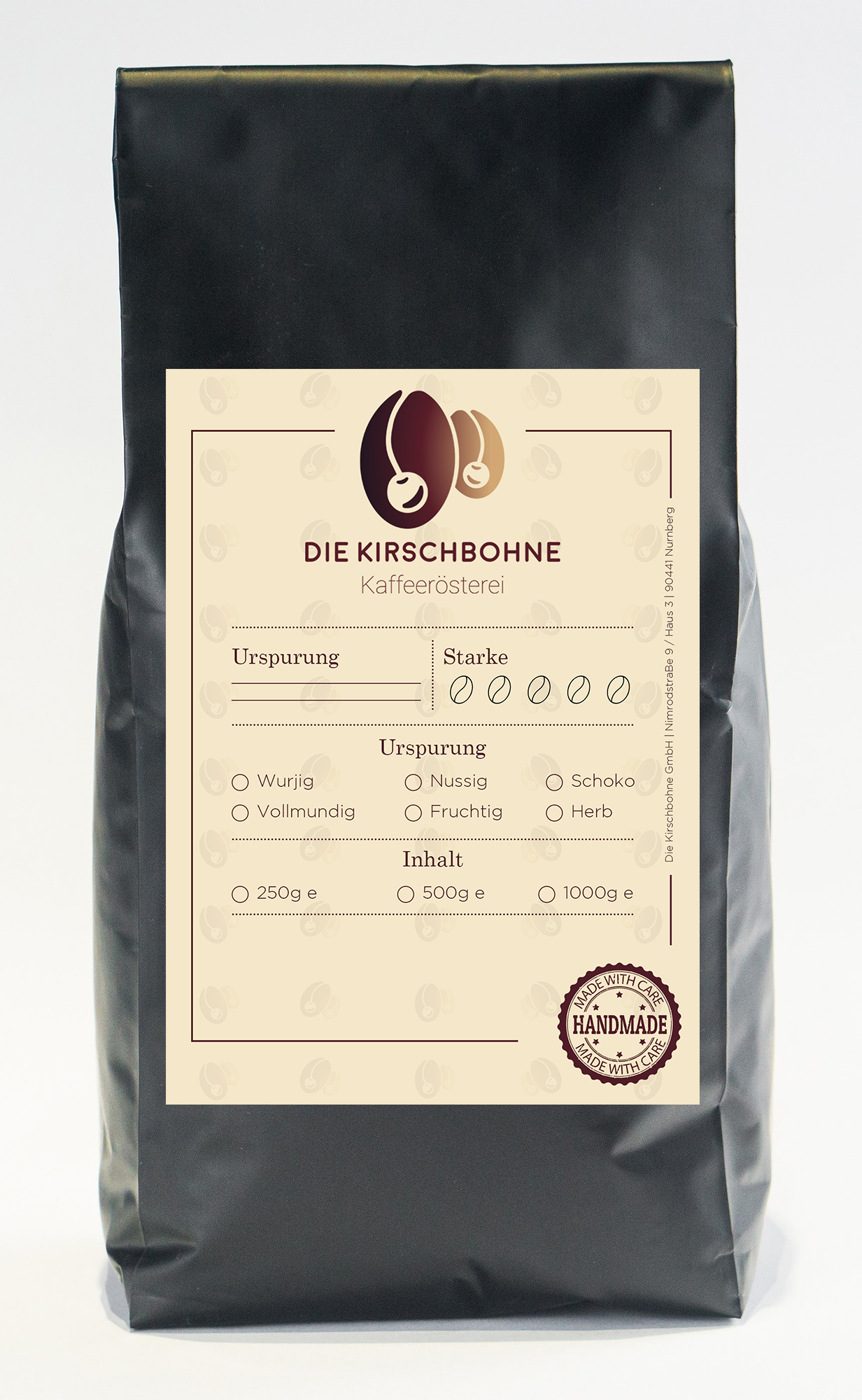 Label Design by SAI DESIGNS for Die Kirschbohne Kaffeerösterei | Design #25392618