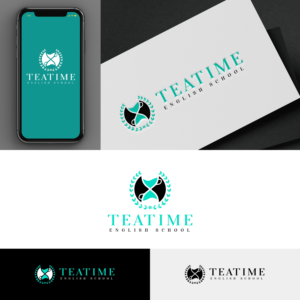 Teatime English School | Logo Design by ICKE