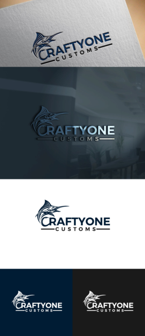 CraftyOne  or  CraftyOneCustoms (please check uploads) | Design de Logo par hugrian