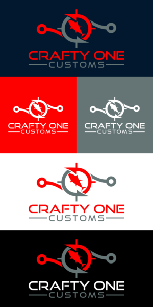 Logo Design by mr.yasmine for CraftyOneCustoms LLC | Design: #25387307