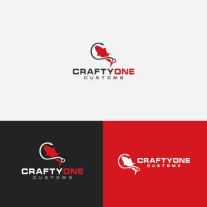 Logo Design by AL-BARAKAH for CraftyOneCustoms LLC | Design: #25388582
