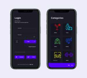 Expense Tracker App for Young Adults | App Design by mobileAppSL