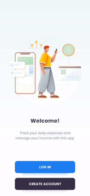 Expense Tracker App for Young Adults | App Design by 5SD solutions
