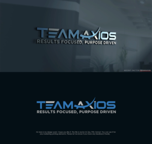 Team Axios - Results Focused, Purpose Driven | Diseño de Logo por Mono.co