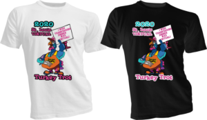 Thanksgiving T-shirt design for a virtual  5K running event | Diseño de Camiseta por bacujkov