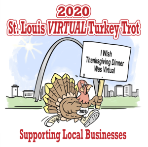 Thanksgiving T-shirt design for a virtual  5K running event | Diseño de Camiseta por jamesmccue1