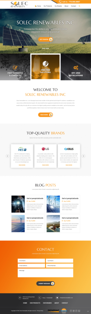 Web Design par pb pour ce projet | Design : #25400193