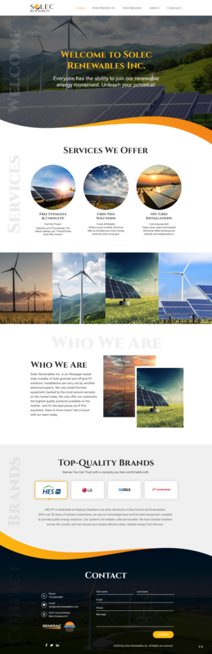 Web Design par pb pour ce projet | Design : #25400194