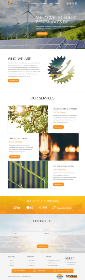 Web Design par pb pour ce projet | Design : #25400207
