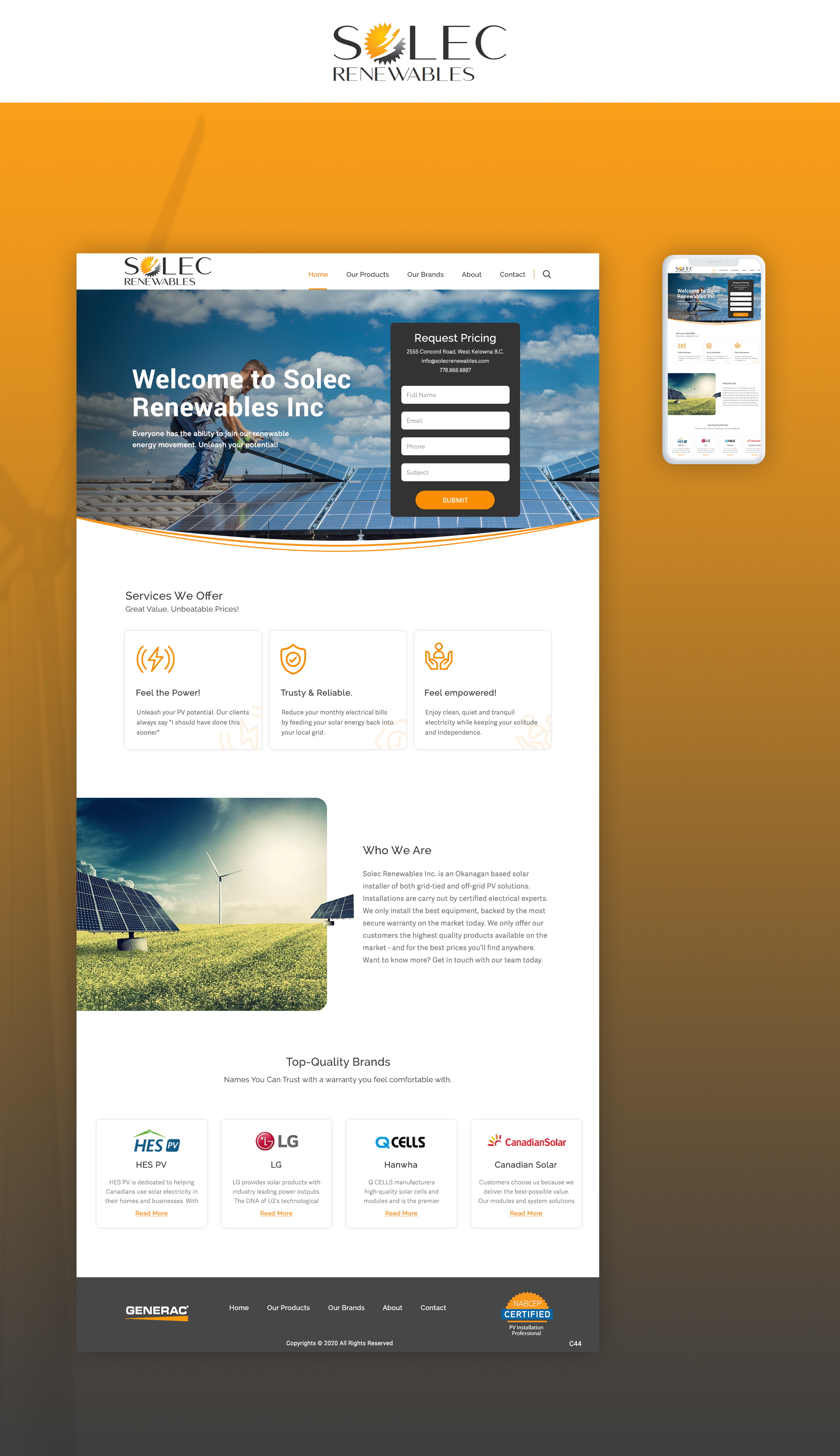 Web Design by pb for this project | Design #25400213