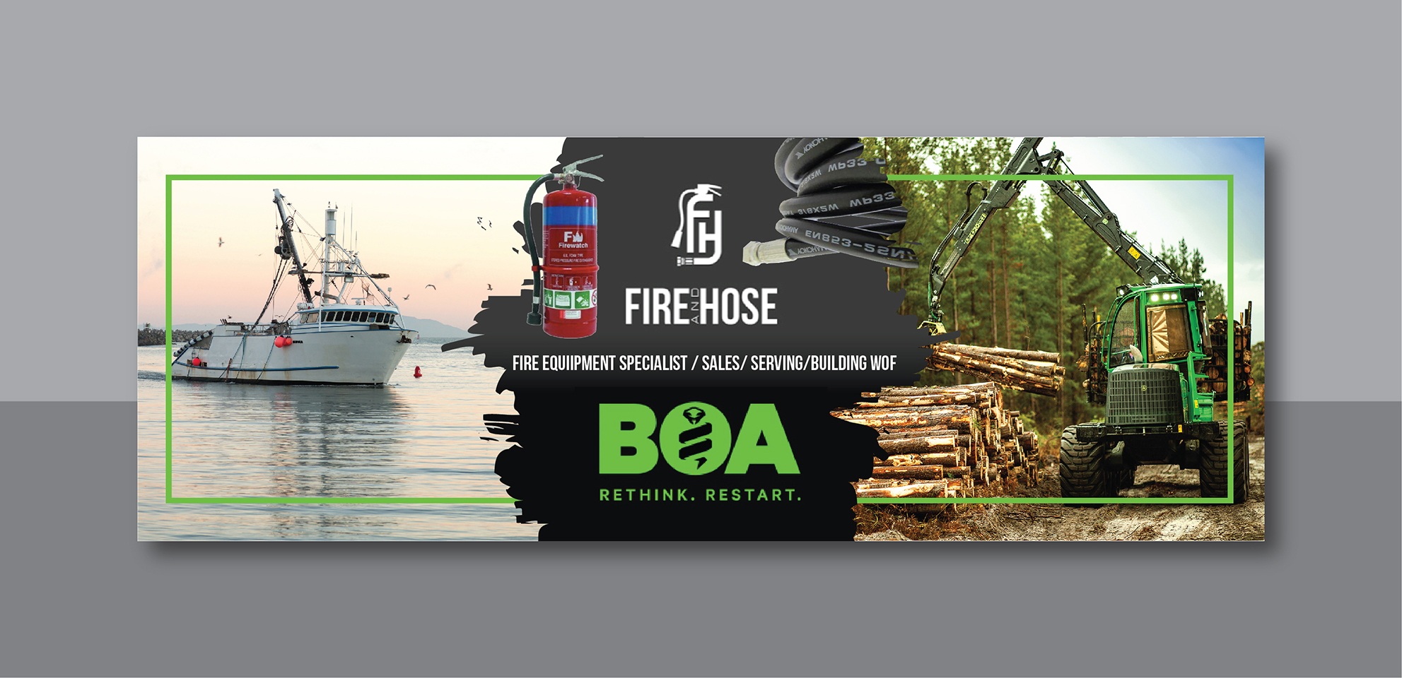 Diseño de Rotulación de Vehículo por Deziners Zone para Fire and Hose Limited | Diseño #25393186