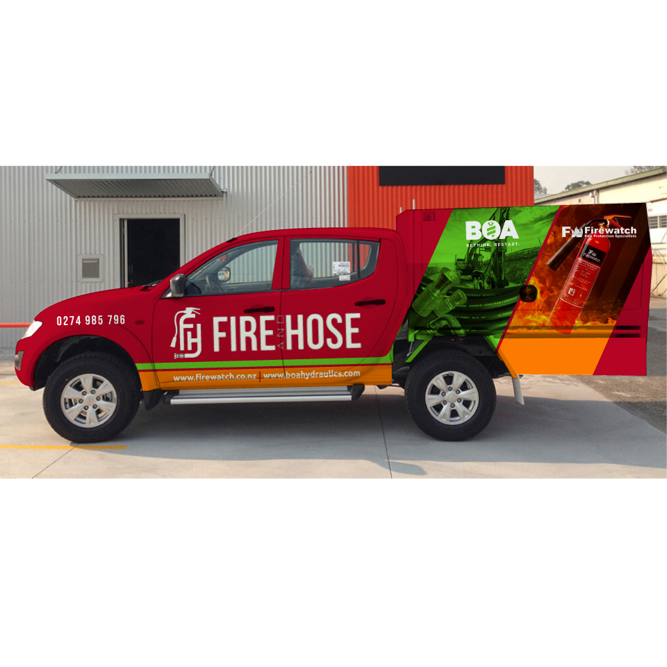 Car Wrap Design by Yoga Tri for Fire and Hose Limited | Design #25396328