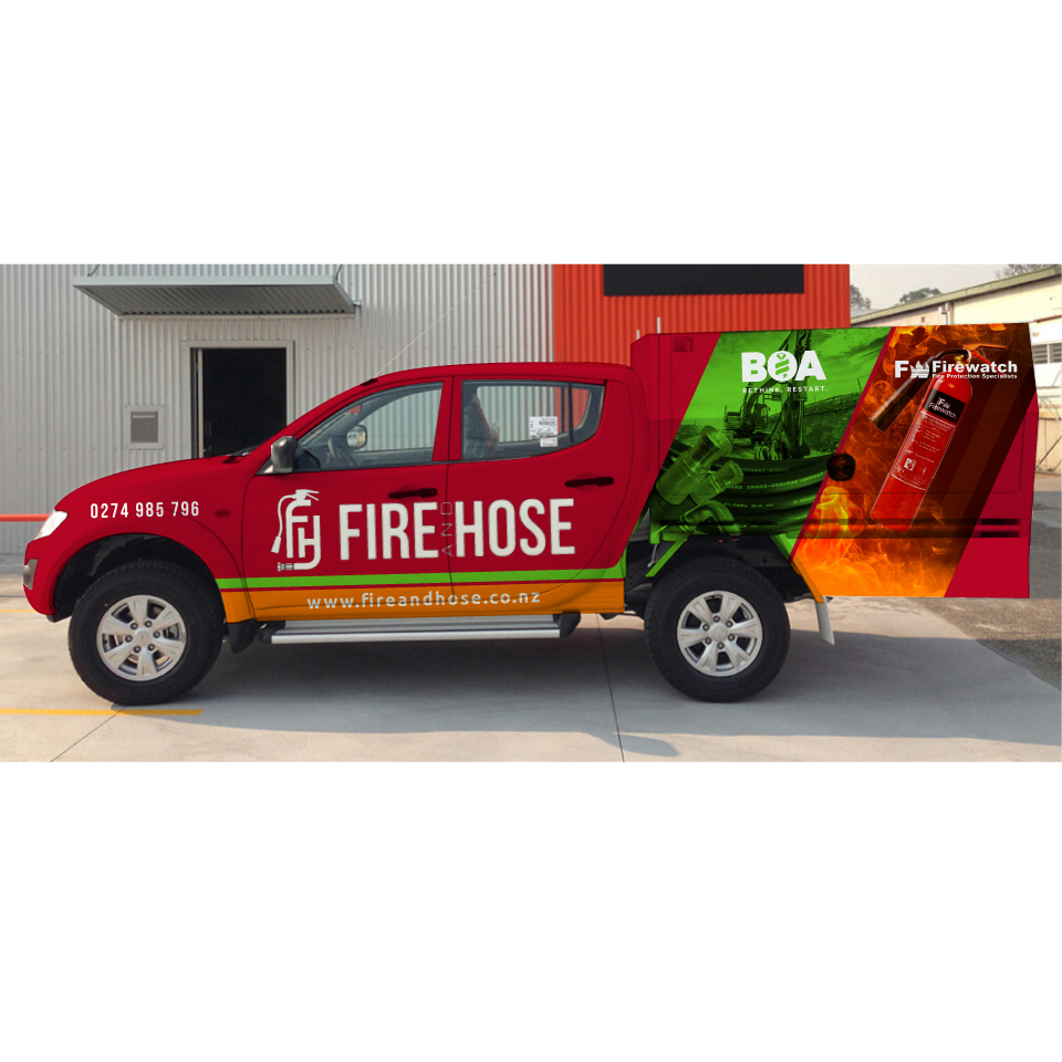 Diseño de Rotulación de Vehículo por Yoga Tri para Fire and Hose Limited | Diseño #25396419