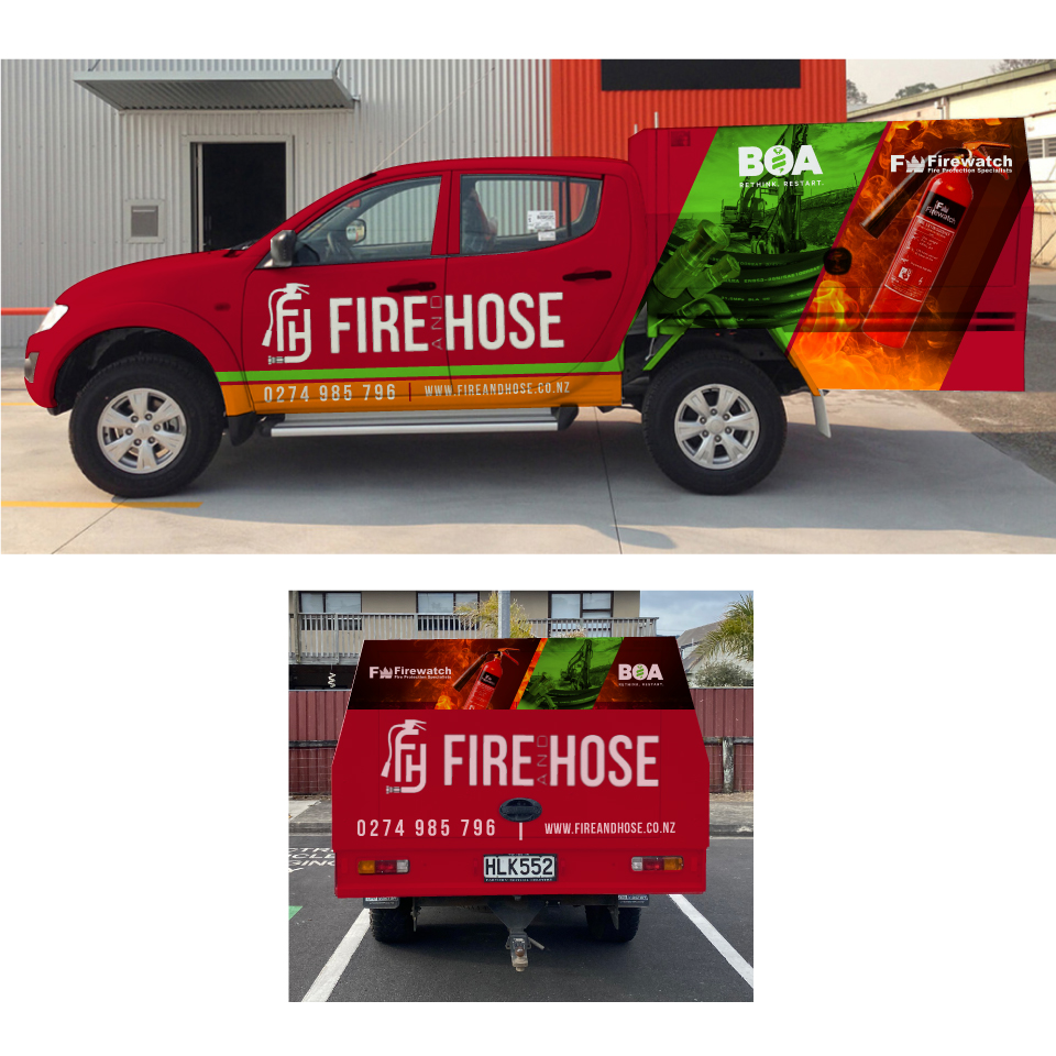Car Wrap Design by Yoga Tri for Fire and Hose Limited | Design #25397145