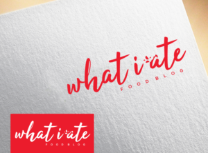 What I Ate | Logo Design by nikkiblue