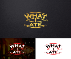 What I Ate | Logo Design by step forward 2