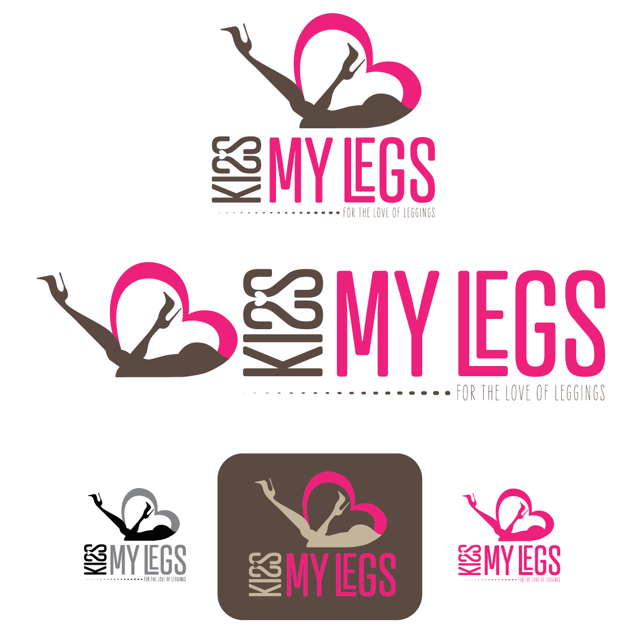 Logo Design by Breanne Owen for KISS My Legs | Design #25426899