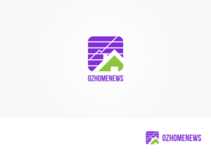 OzHomeNews | Logo Design by Atvento Graphics