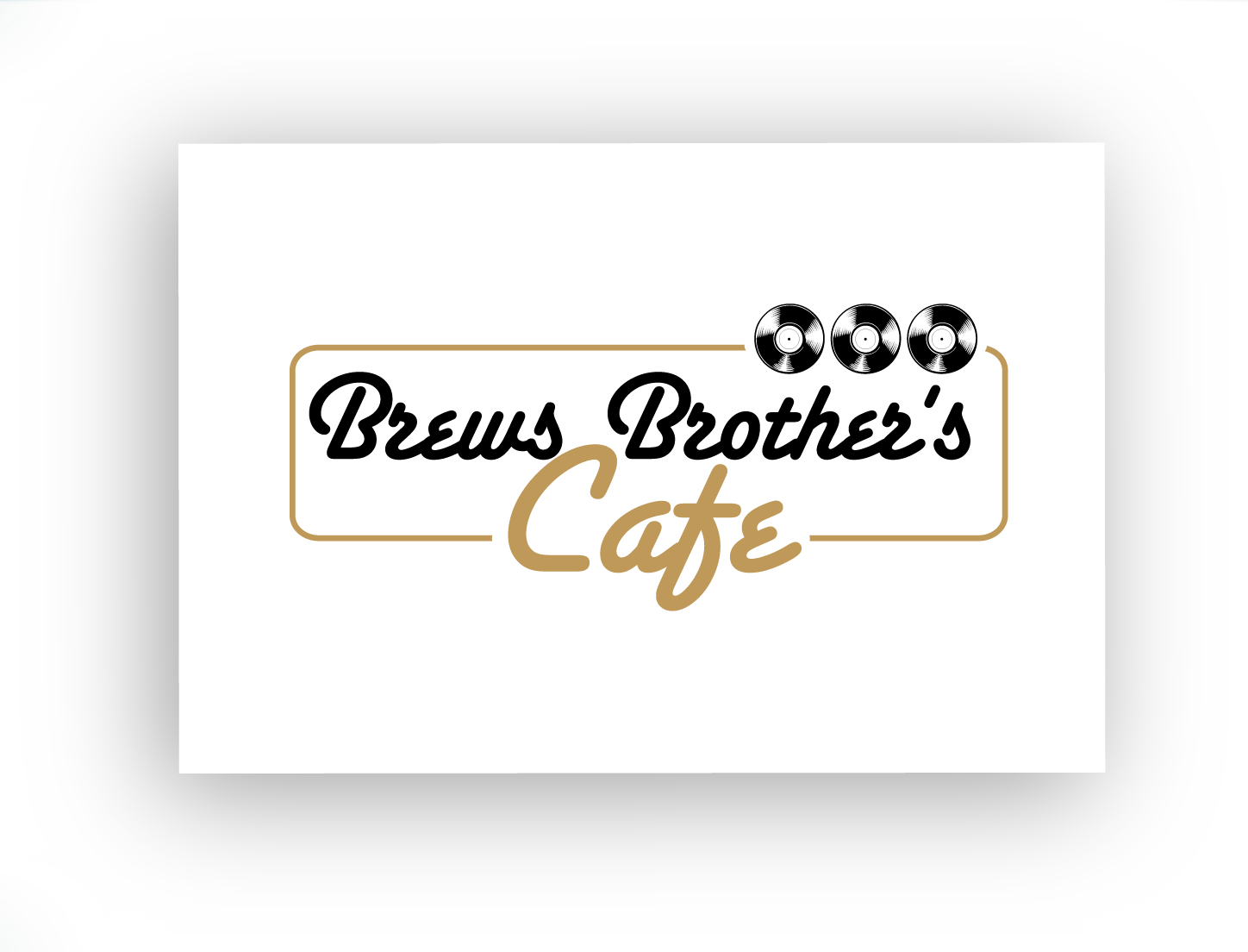 Logo Design by DAStudioDesigns for Brews Brother's Cafe, LLC | Design #759618