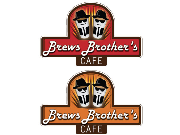 Logo Design by Starkal Graphicx for Brews Brother's Cafe, LLC | Design #763433