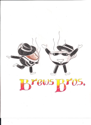 Logo Design by amallery for Brews Brother's Cafe, LLC | Design #766781