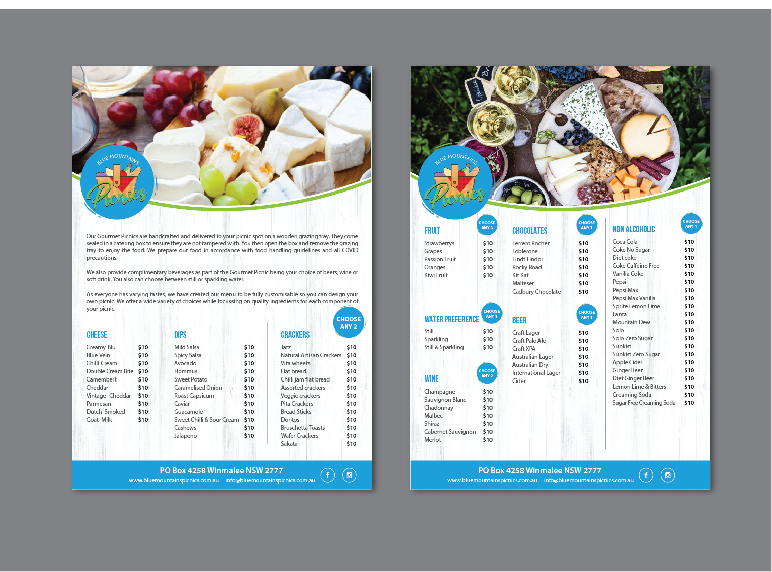 Menu Design by alex989 for this project | Design #25398038