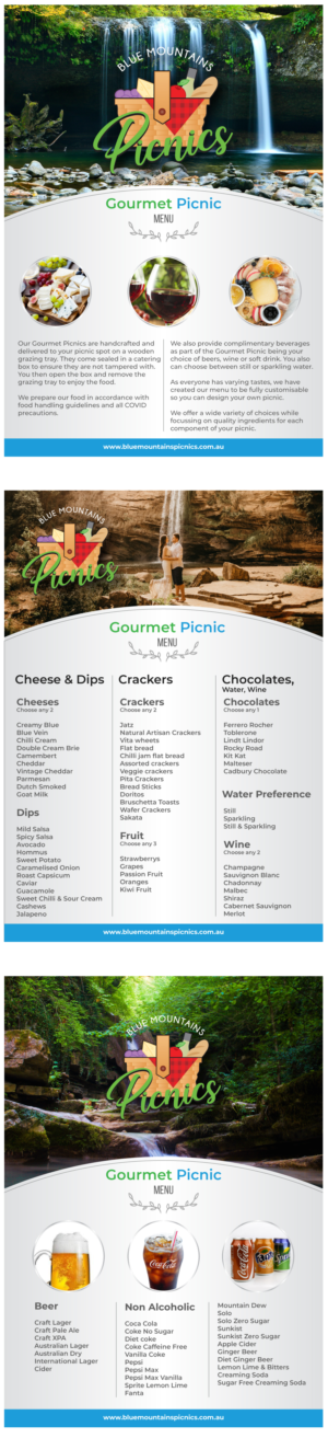 Menu Design by saurov for this project | Design #25397527