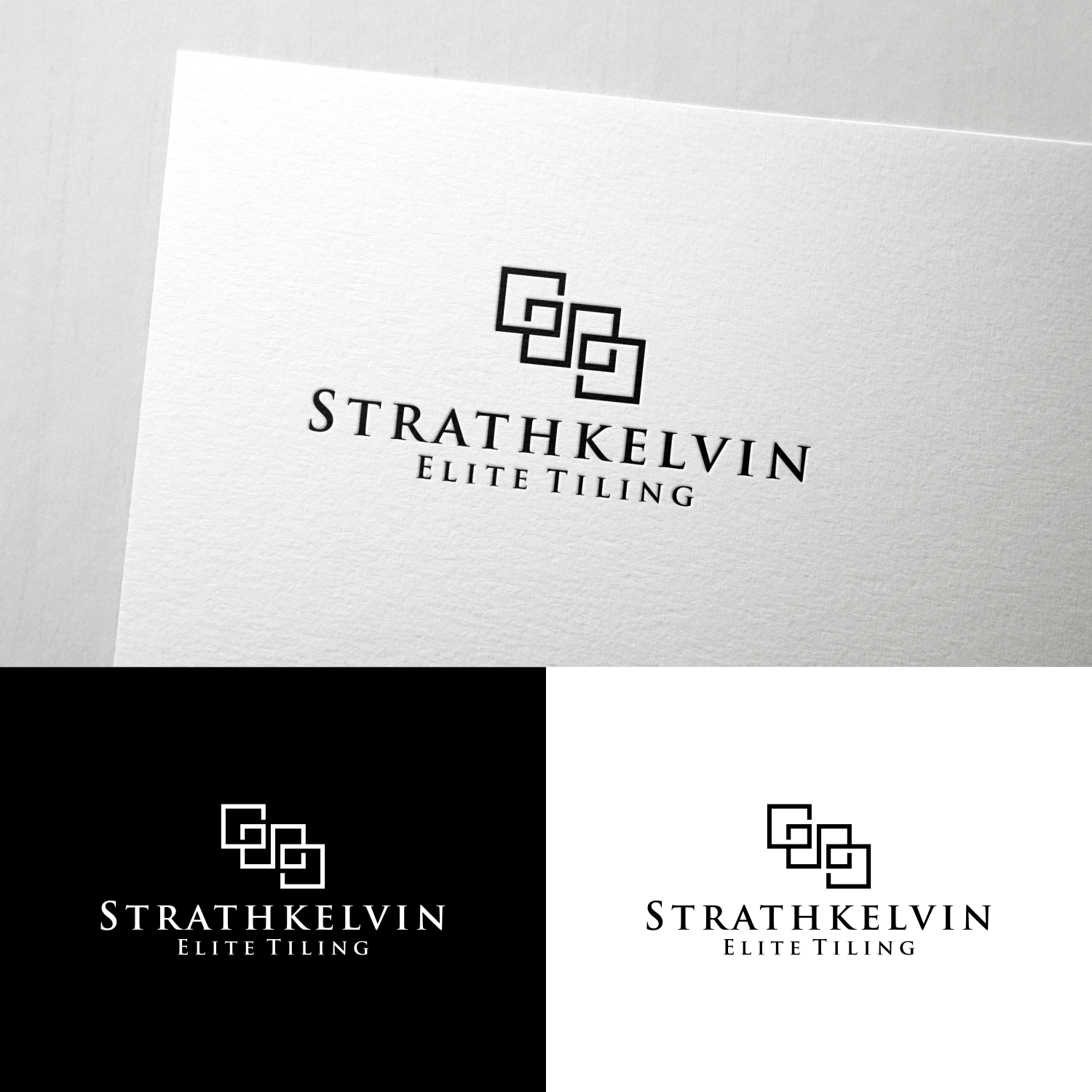 Logo Design by febrie for Strathkelvin Elite Tiling | Design #25398443