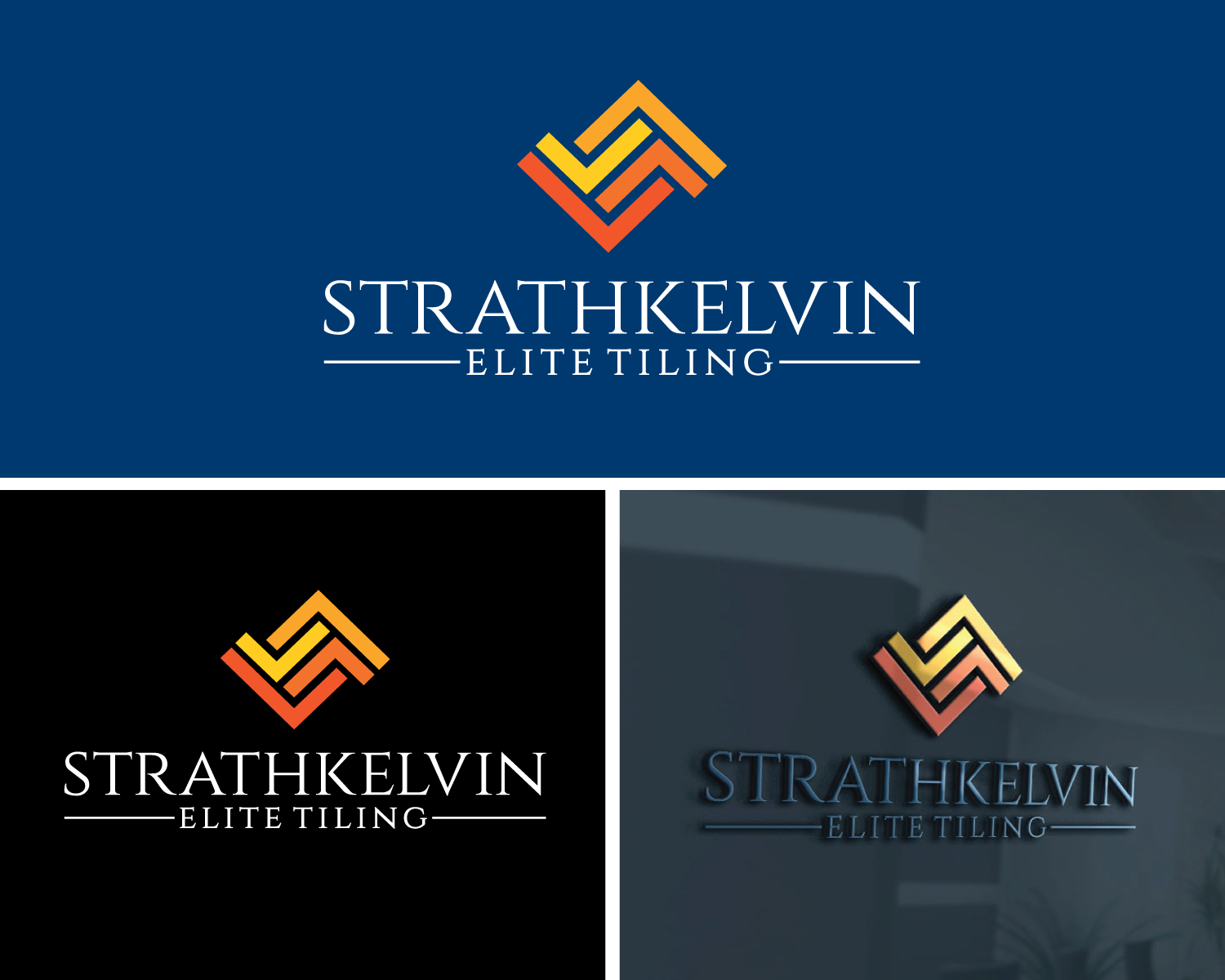 Logo-Design von Atec für Strathkelvin Elite Tiling | Design #25407541