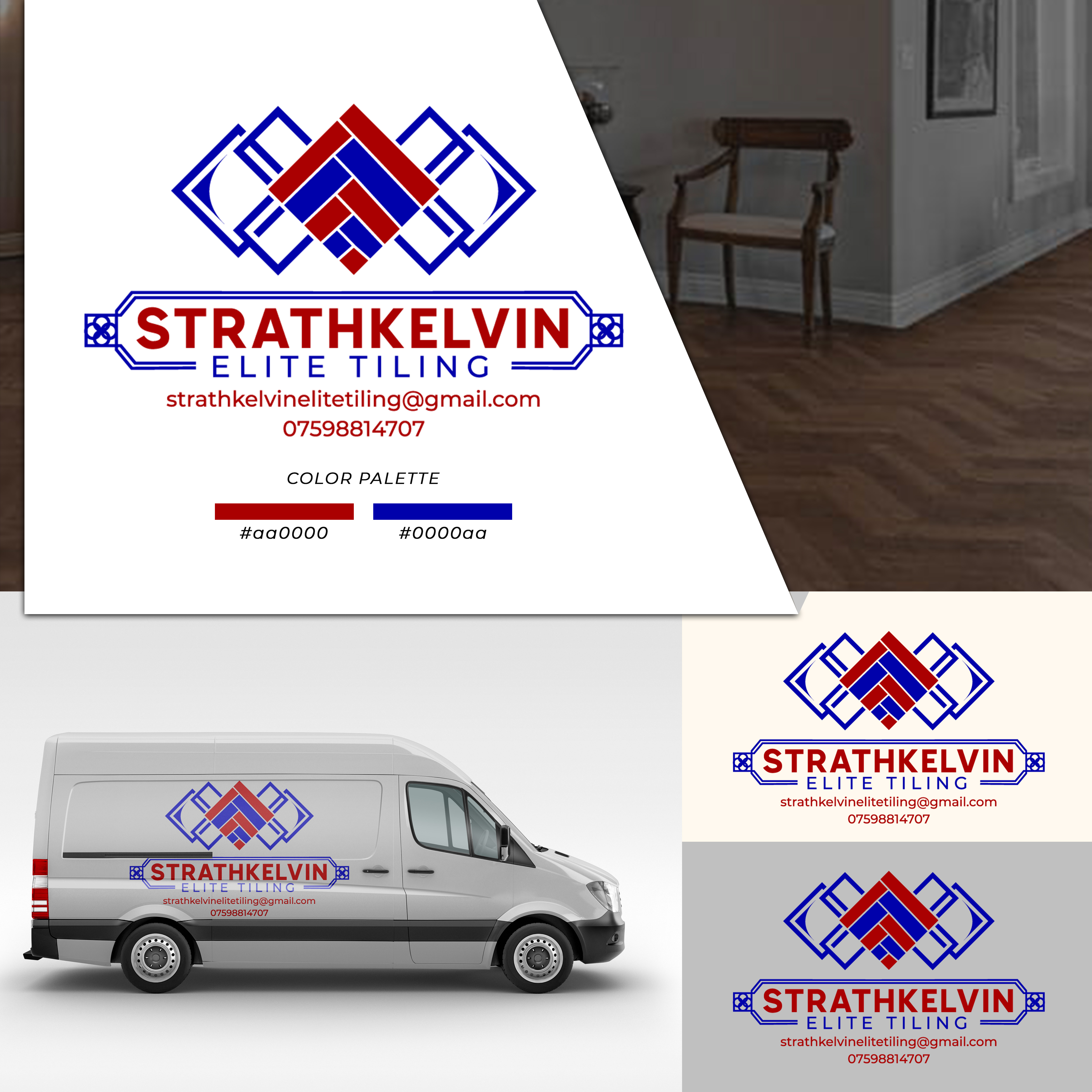 Logo-Design von Jose Alvin für Strathkelvin Elite Tiling | Design #25396517