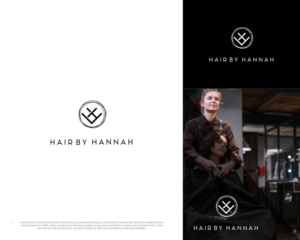 hair.by.Hannah | Logo Design by Apple Dsigner