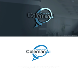 Powered By (Very Small): Coleman AI (Larger Text) | Logo Design by Mono.co