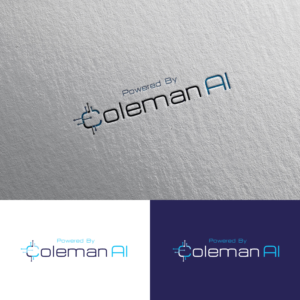 Powered By (Very Small): Coleman AI (Larger Text) | Logo-Design von Rii