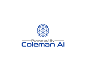 Powered By (Very Small): Coleman AI (Larger Text) | Logo Design by BNdesigner