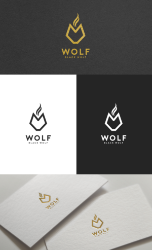 WOLF ,  BLACK WOLF | Logo Design by GLDesigns