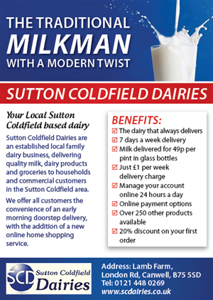 Diseño de Flyer por Ekanite para Sutton Coldfield Dairies | Diseño: #734275