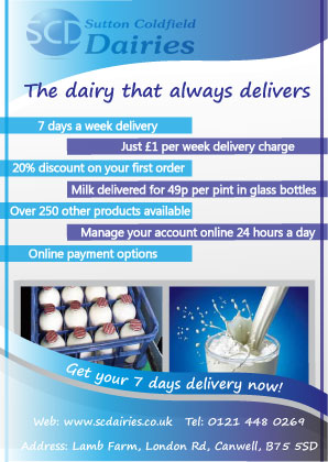 Diseño de Flyer por filp flop para Sutton Coldfield Dairies | Diseño: #729603