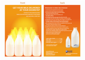 Diseño de Flyer por M Joana Ribeiro para Sutton Coldfield Dairies | Diseño: #730303