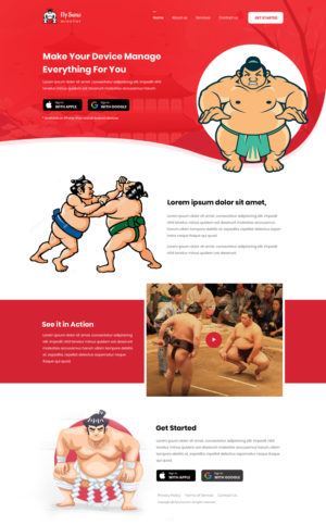 cool, stylish, and awesome sumo wrestler | Mascot Design by WebPixel