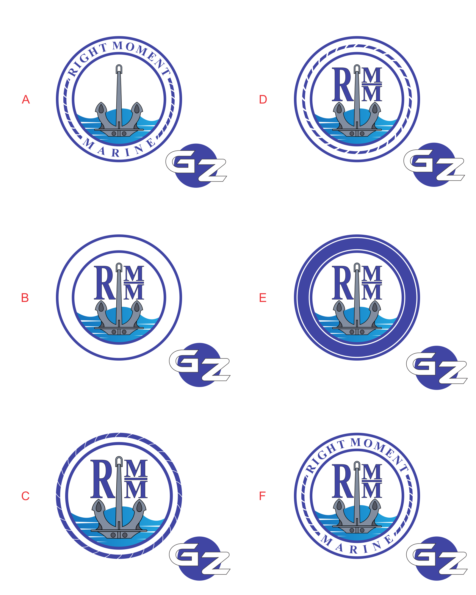 Logo-Design von Alya Fikria Rabbani für Right Moment Marine | Design #25397468