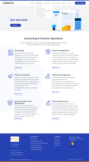 Web Design by G!Morning for Elsewhere AB | Design: #25409816