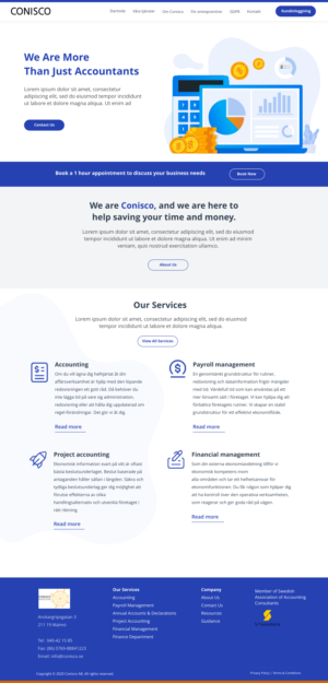 Web Design by G!Morning for Elsewhere AB | Design #25409817