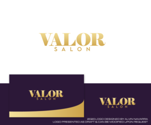 Logo Design by alvinnavarra for Valor Salon  | Design: #25417712