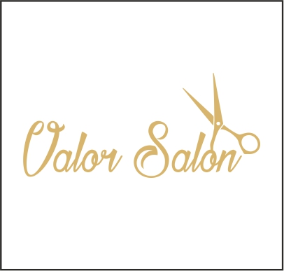 Logo Design by Mohsin 8 for Valor Salon  | Design #25414337
