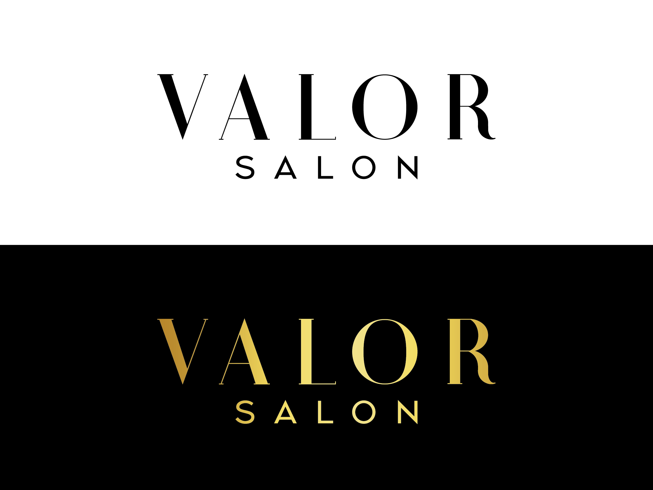 Logo-Design von Rita Marat für Valor Salon  | Design #25421843