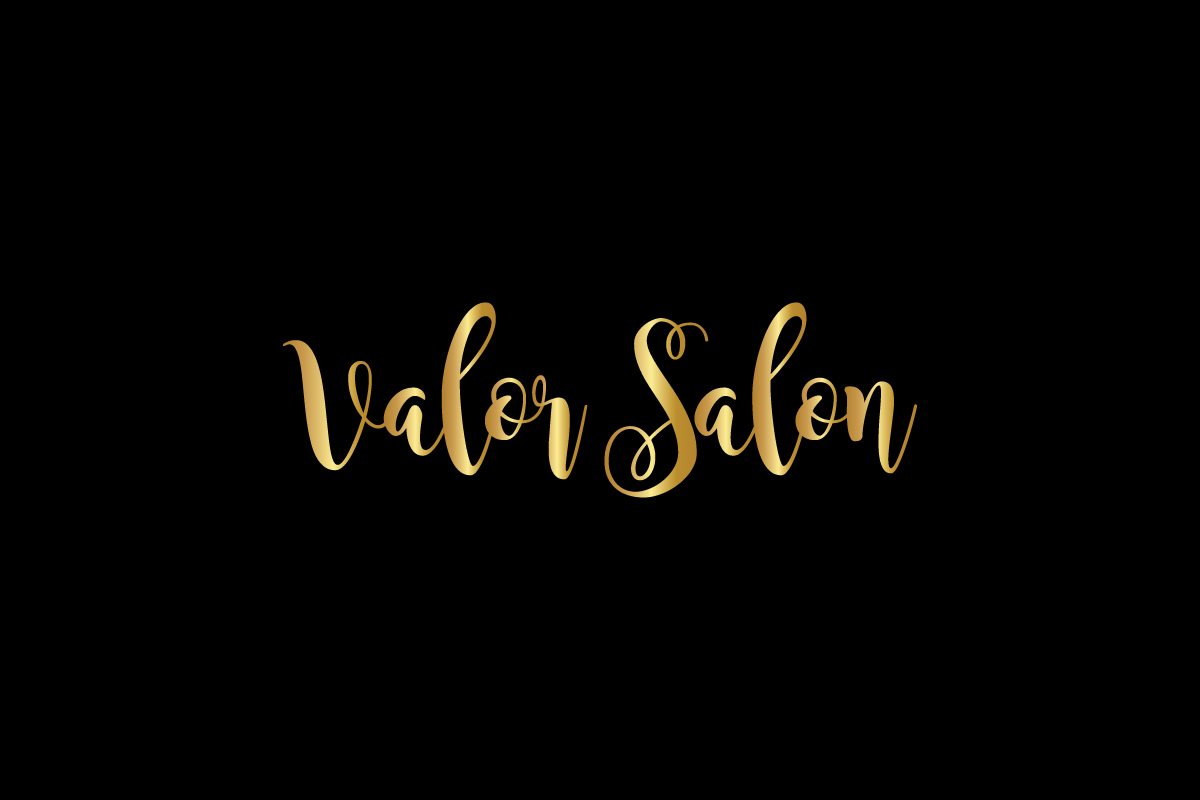 Logo Design by Pen Tool for Valor Salon  | Design #25407683
