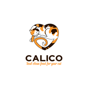CALICO real clean food for your cat | Logo Design by borzoidd