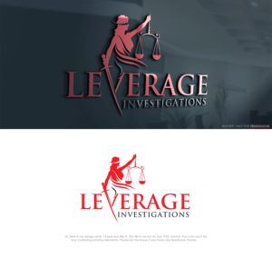 Logo Design by Mono.co for Leverage Investigations | Design: #25409066
