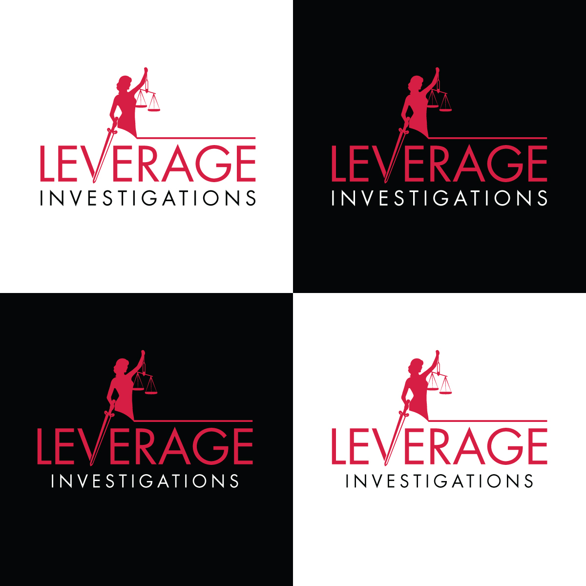 Logo Design by Rii for Leverage Investigations | Design #25451618